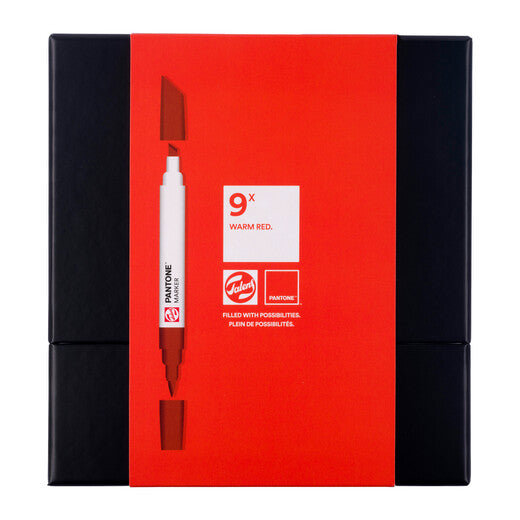 Talens Pantone Set Warm Red x9 Markers