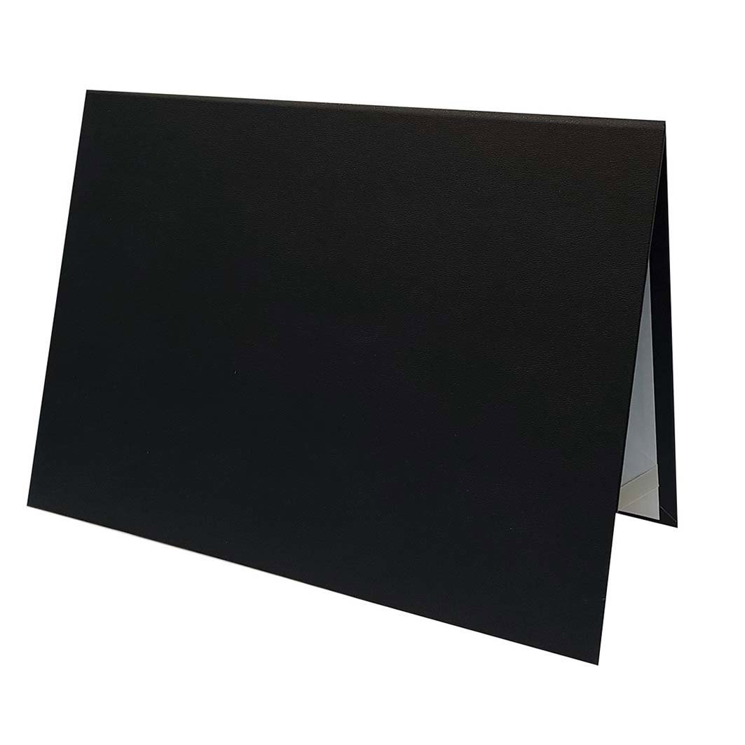 Certificate Cover- Foldable- A4- Black