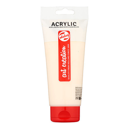 Talens Art Creation Acrylic Colour Tube 200 ml Naples Yellow Red Light