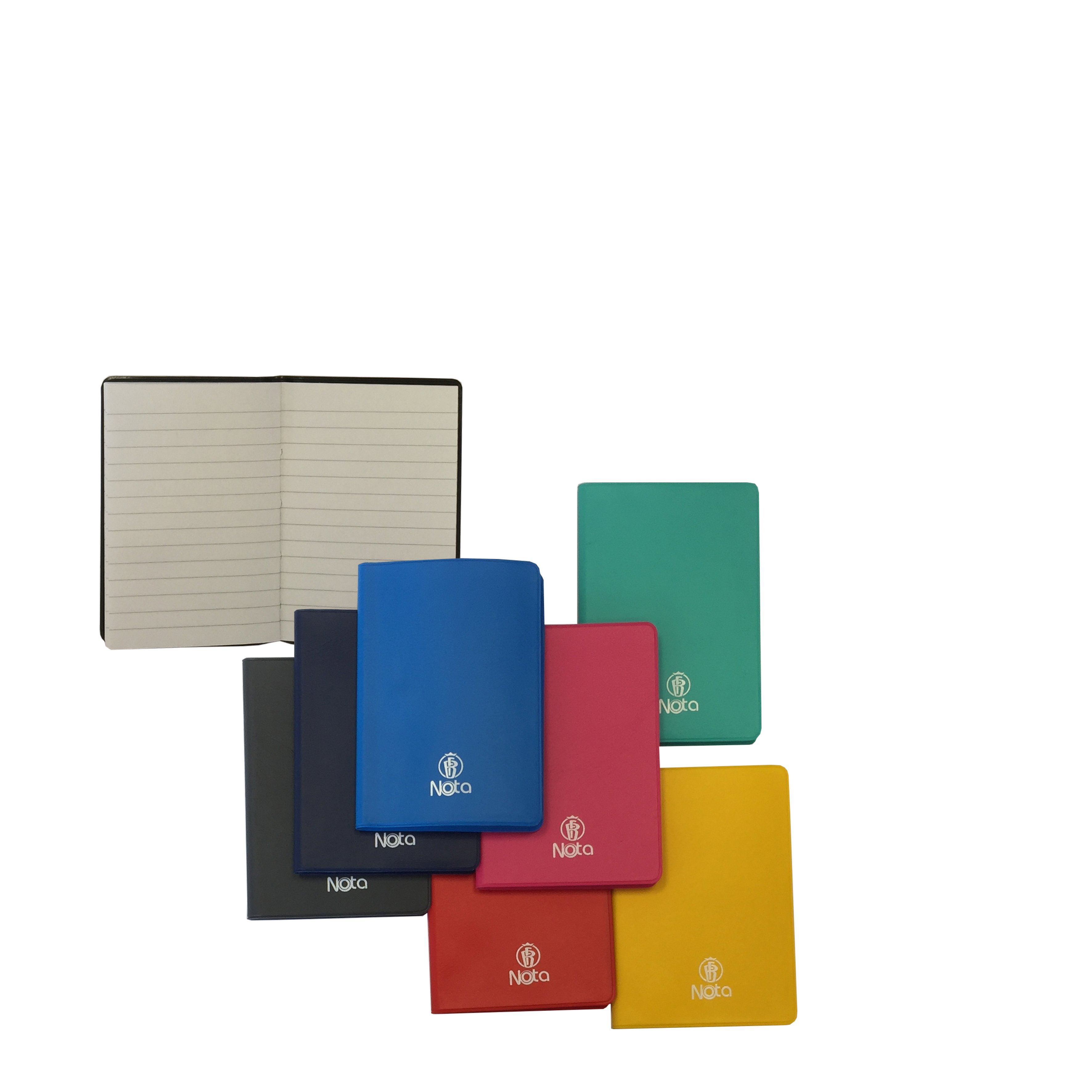 Pocket Notebook PVC Cov- Lines- 7x9.5cm- 64sh