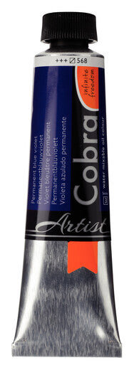 Cobra Artist Oil Colour Tube 40 ml Permanent Blue Violet