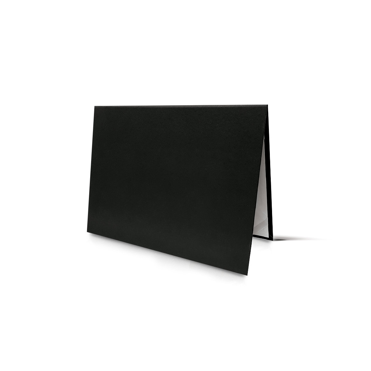 Certificate Cover Foldable W/Foam A4 Black