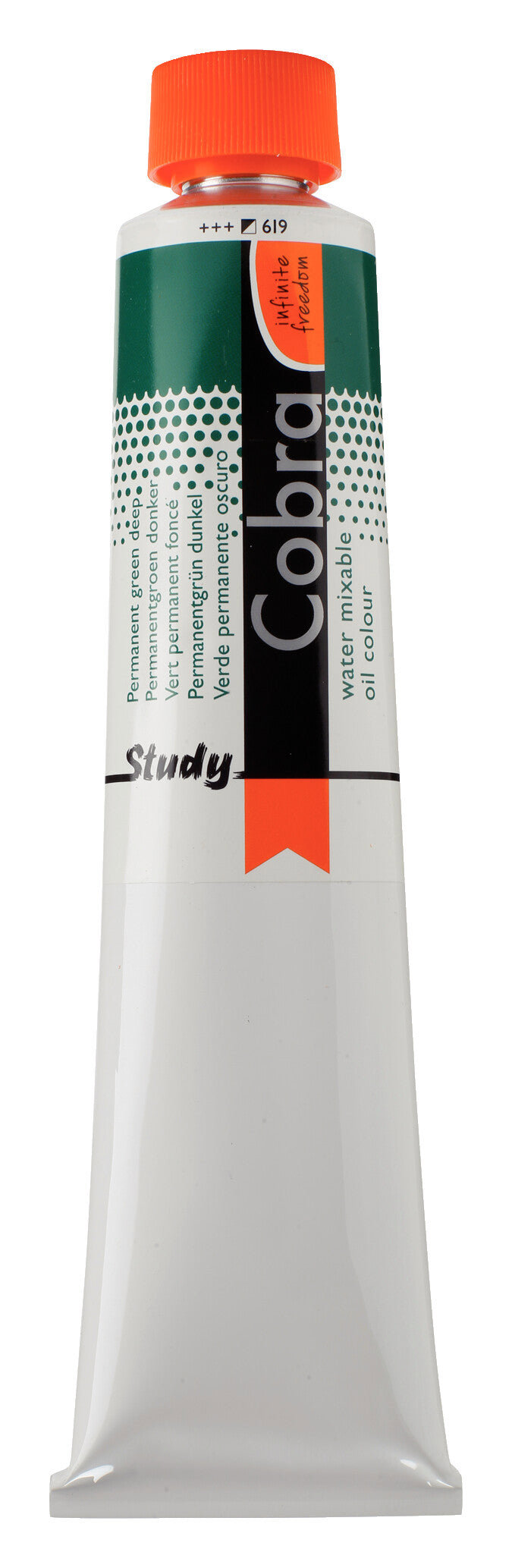 Cobra Study Oil Colour Tube 200 ml Permanent Green Deep