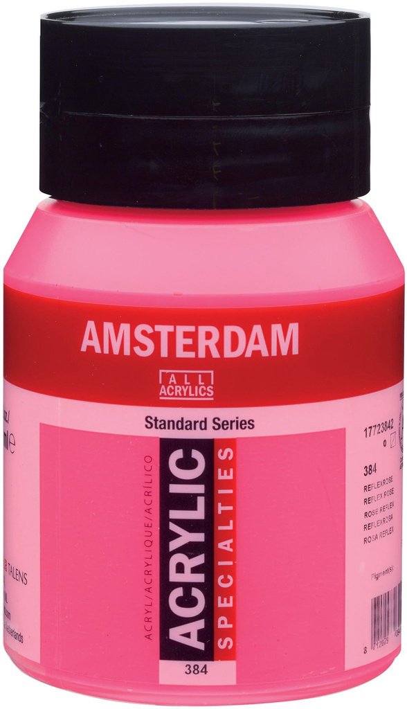 Amsterdam Standard Series Acrylic Jar 500 ml Reflex Rose