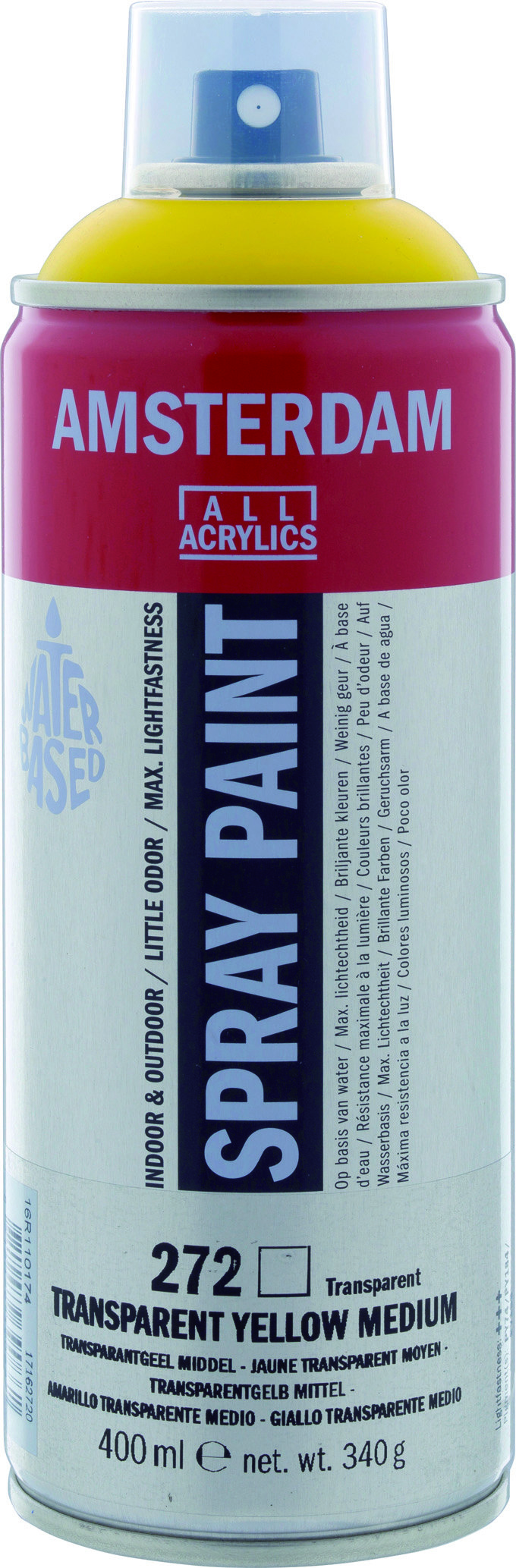 AAC SPRAY 400ML TRANSP.YLW MED