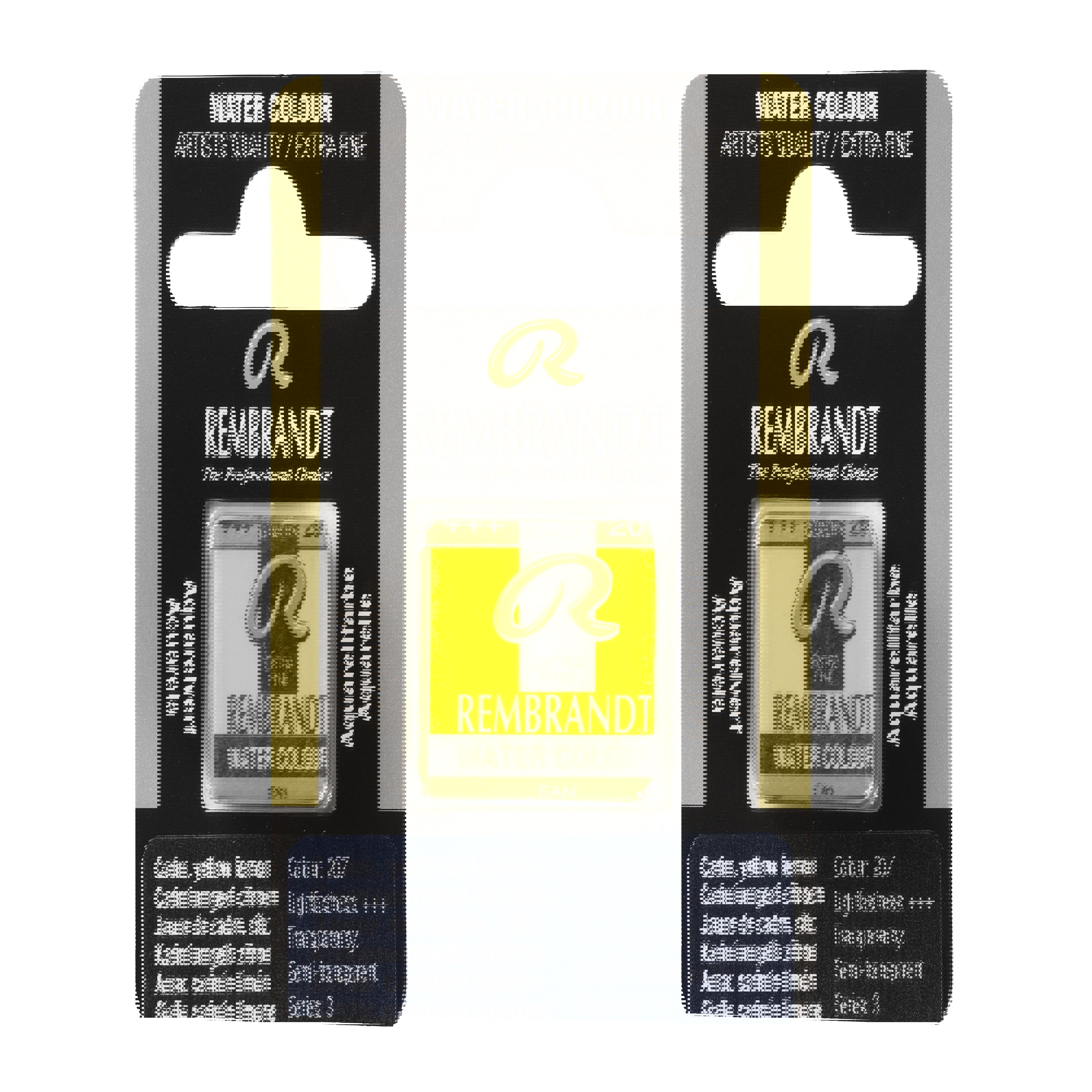 Rembrandt Watercolour Pan Cadmium Yellow Lemon 1 piece