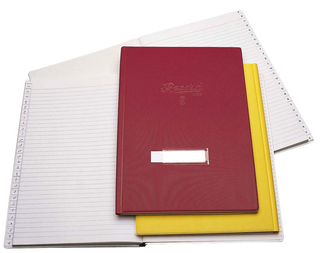 Record Index PVC cov. En-96sh- FC-Asstd