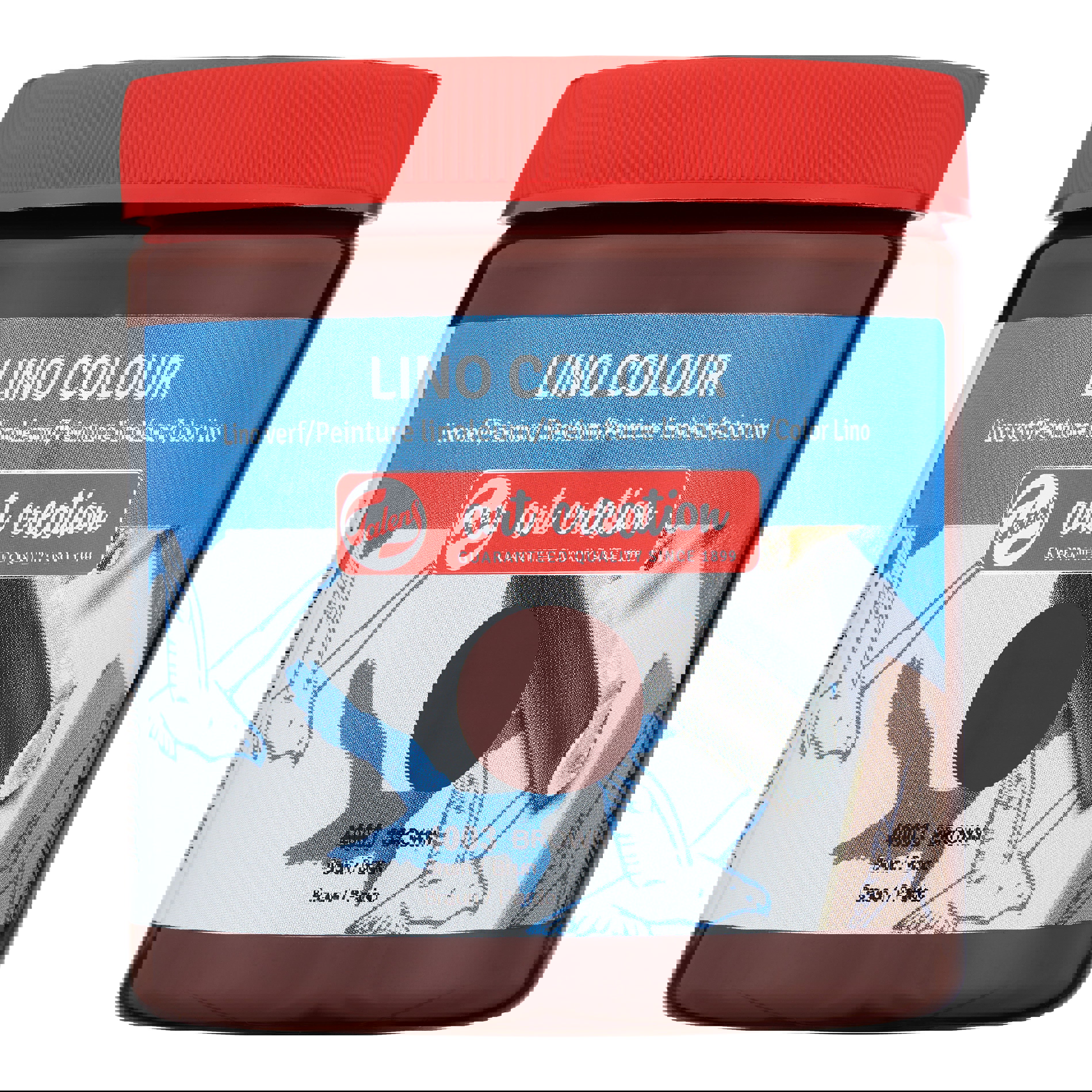 Talens Art Creation Lino Colour Jar 250 ml Brown