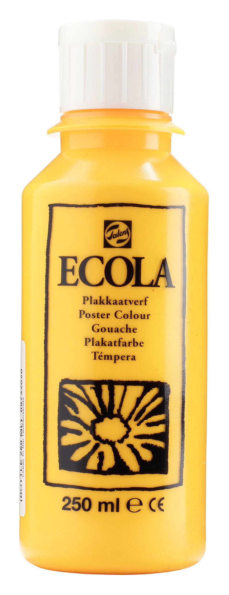 Ecola Gouache Bottle 250 ml Deep Yellow
