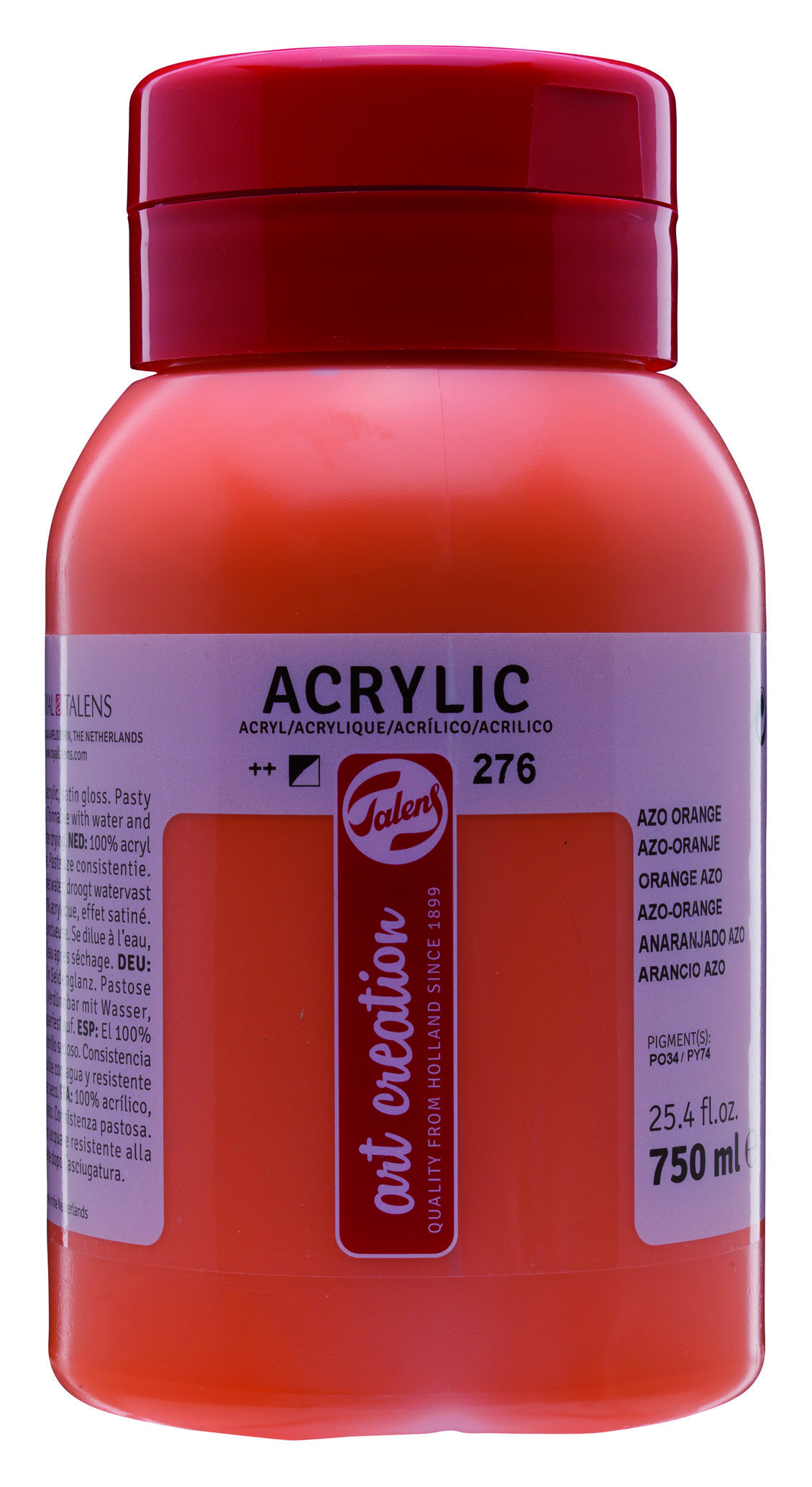 TAC ACRYL 750ML AZO ORANGE