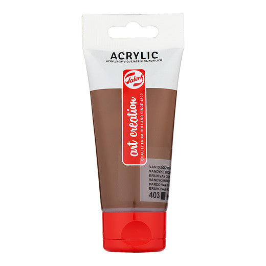 Talens Art Creation Acrylic Colour Tube 75 ml Vandyke Brown