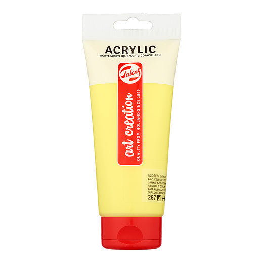 Talens Art Creation Acrylic Colour Tube 200 ml Azo Yellow Lemon