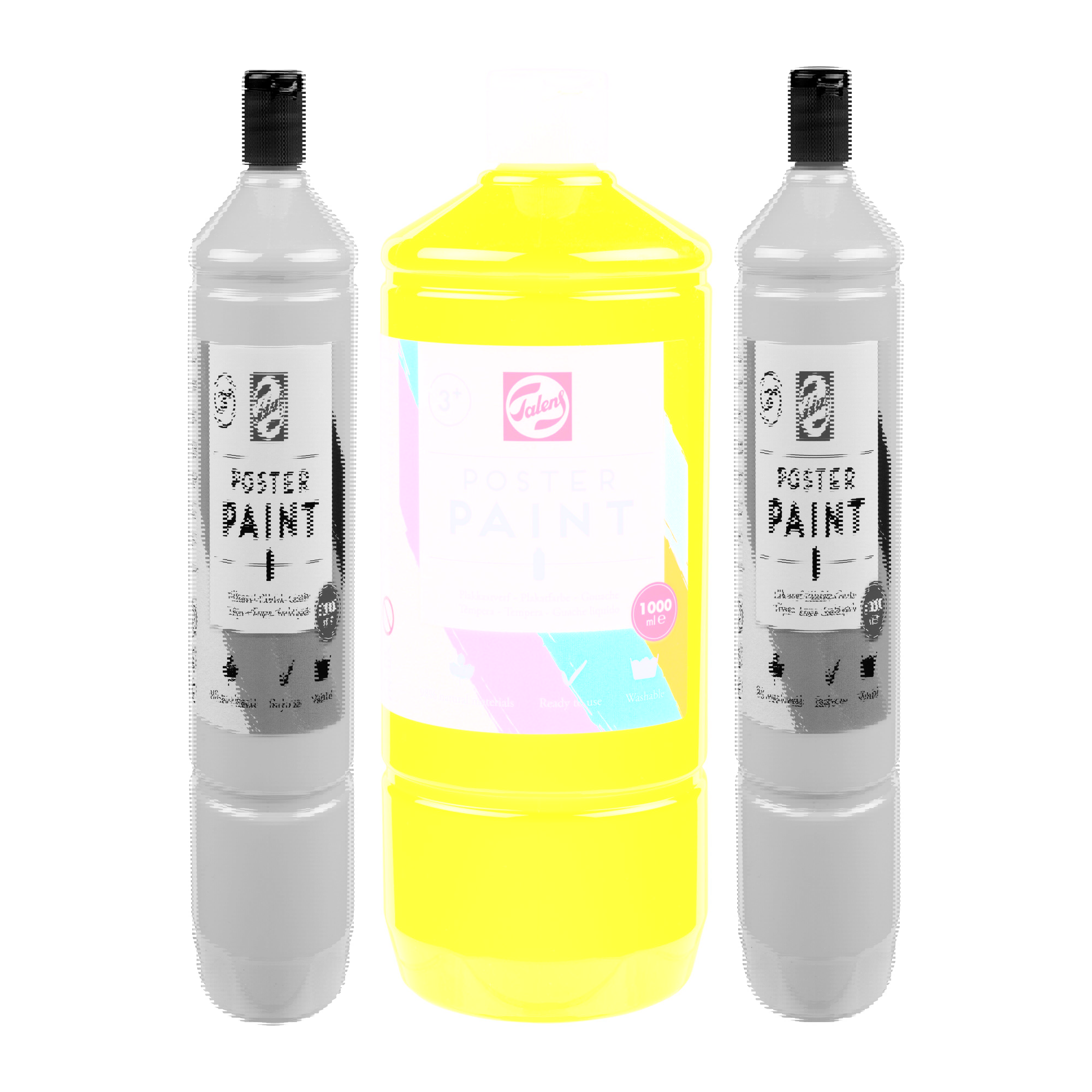 Talens School Colours Bottle 1000 ml Primary Yellow