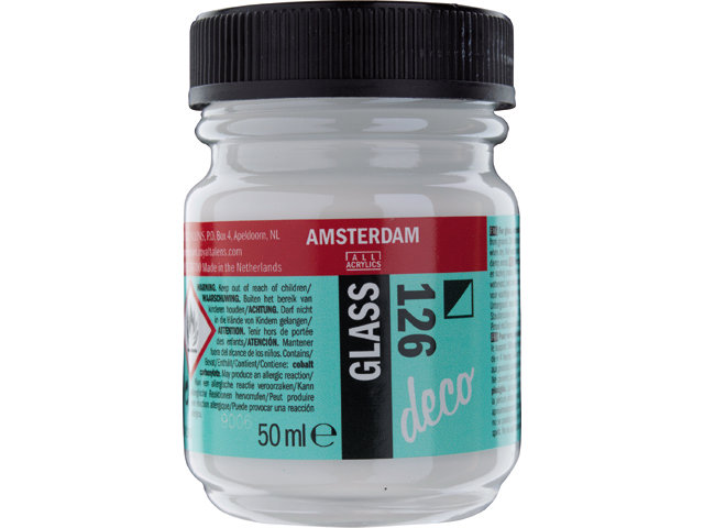 AAC GLASS 50ML WHITE OPAQUE