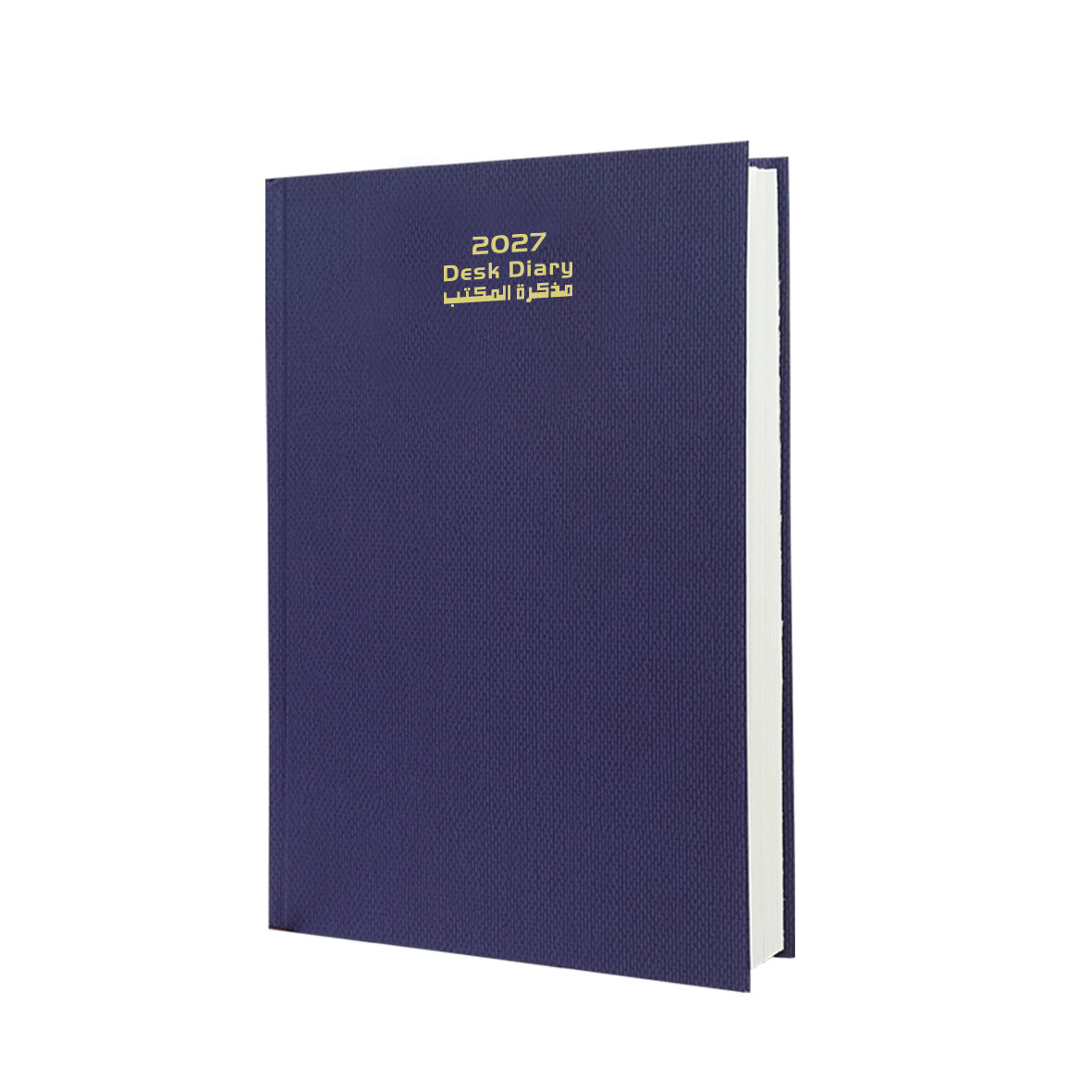 2027 Daily Diary Hard Cov 7D/6P LEFT Open A5