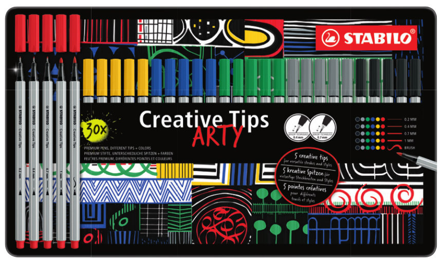 89/30-6-1-20 ARTY ME Creative Tips 30pcs
