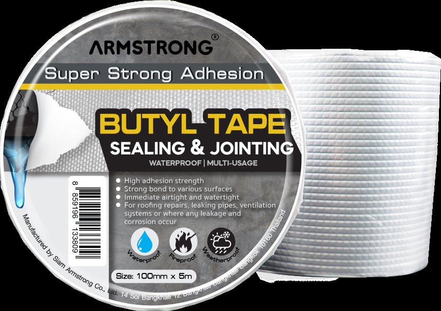 Butyl Water Proof Tape 3 core 10cm x 5m