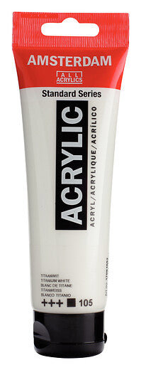 Amsterdam Standard Series Acrylic Tube 120 ml Titanium White