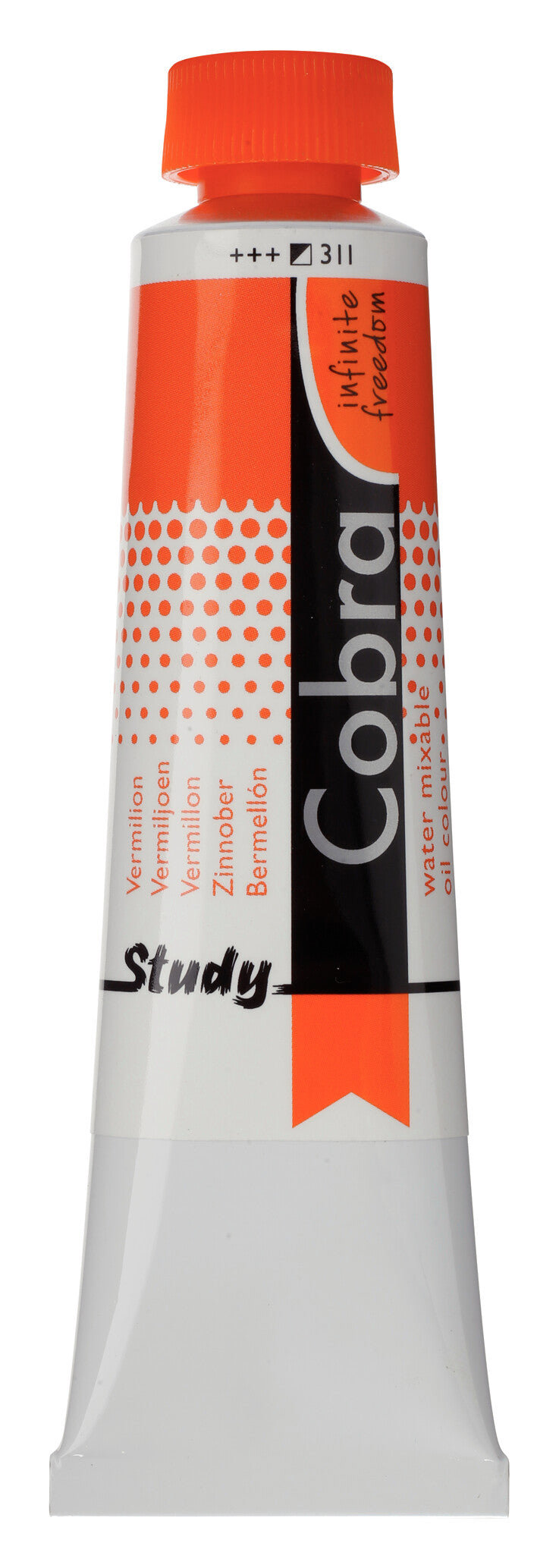 Cobra Study Oil Colour Tube 40 ml Vermilion