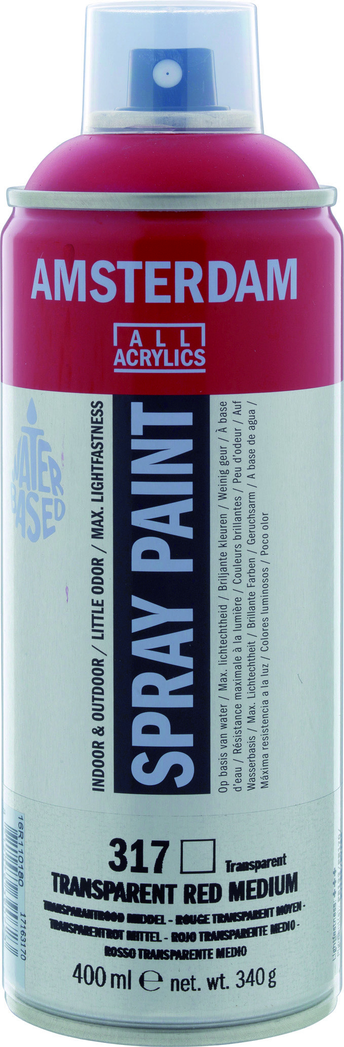 AAC SPRAY 400ML TRANSP.RED MED