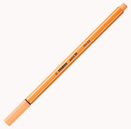 88/25 point 88 light orange