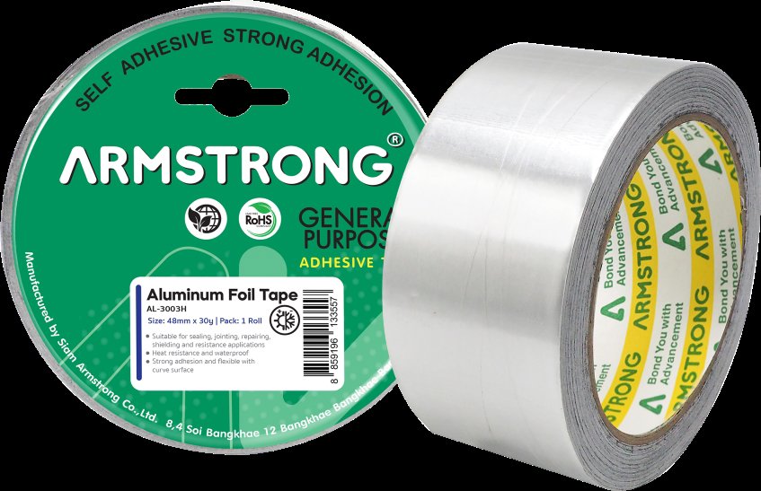 Aluminium Foil Tape 3 core 60 mic. 48mm x 30Y