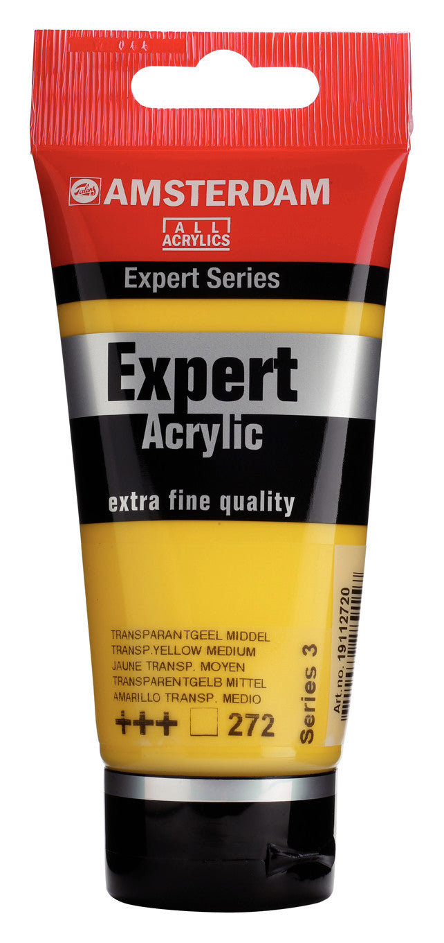 Amsterdam Expert Series Acrylic Tube 75 ml Transparent Yellow Medium