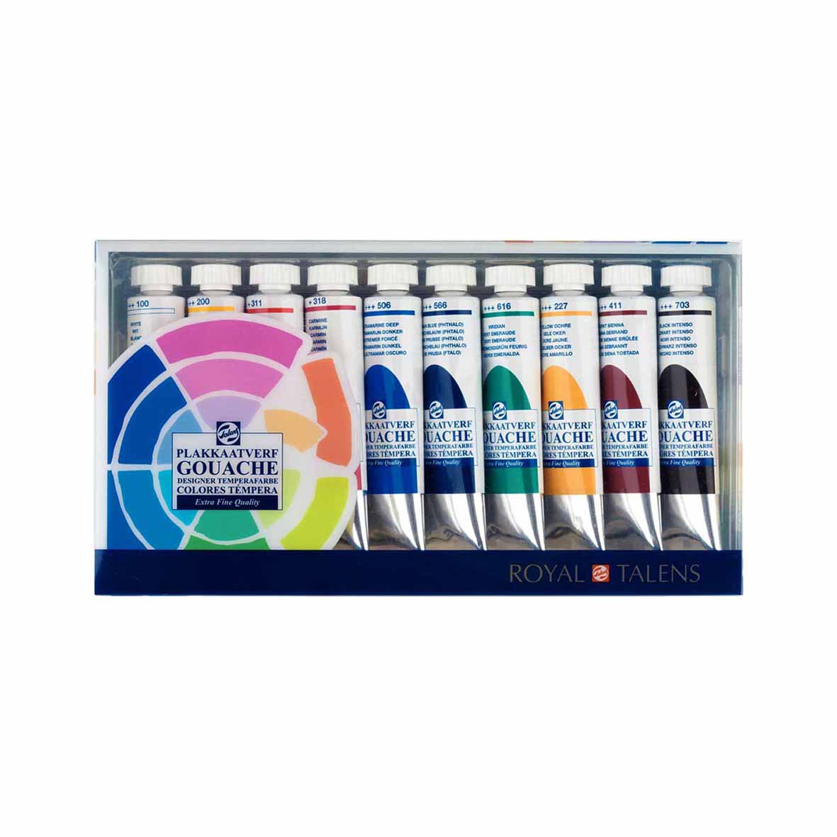 GOUACHE SET PLASTIC 10X20ML
