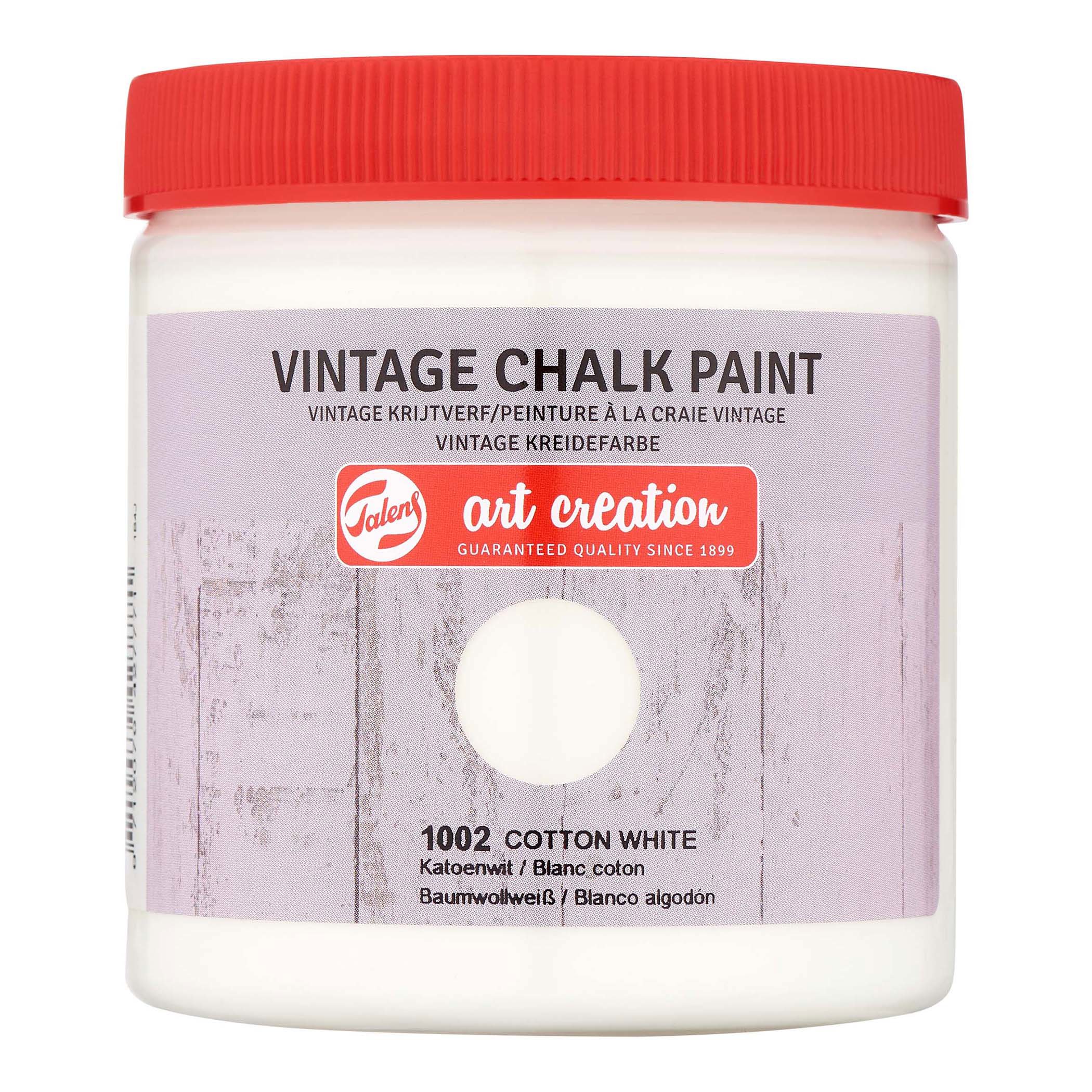 Talens Art Creation Vintage Chalk Jar 250 ml Cotton White