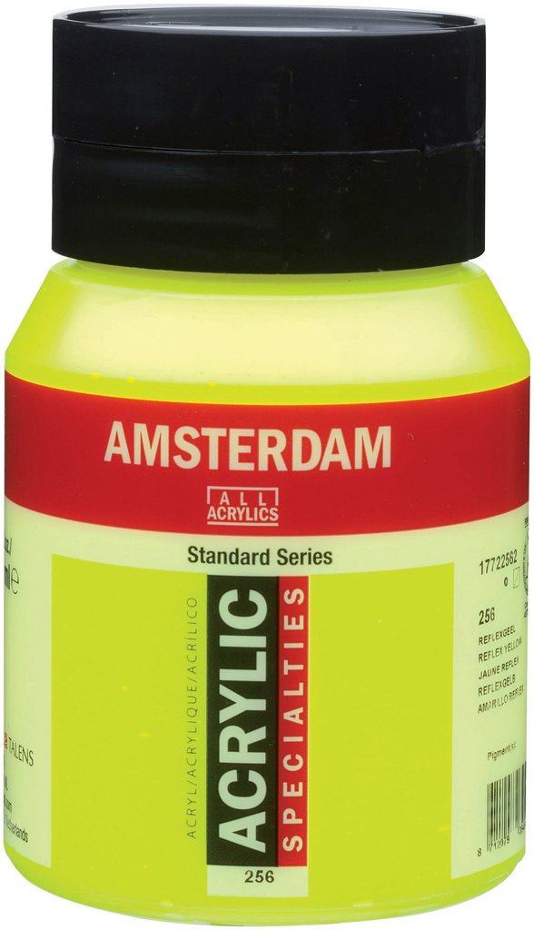 Amsterdam Standard Series Acrylic Jar 500 ml Reflex Yellow