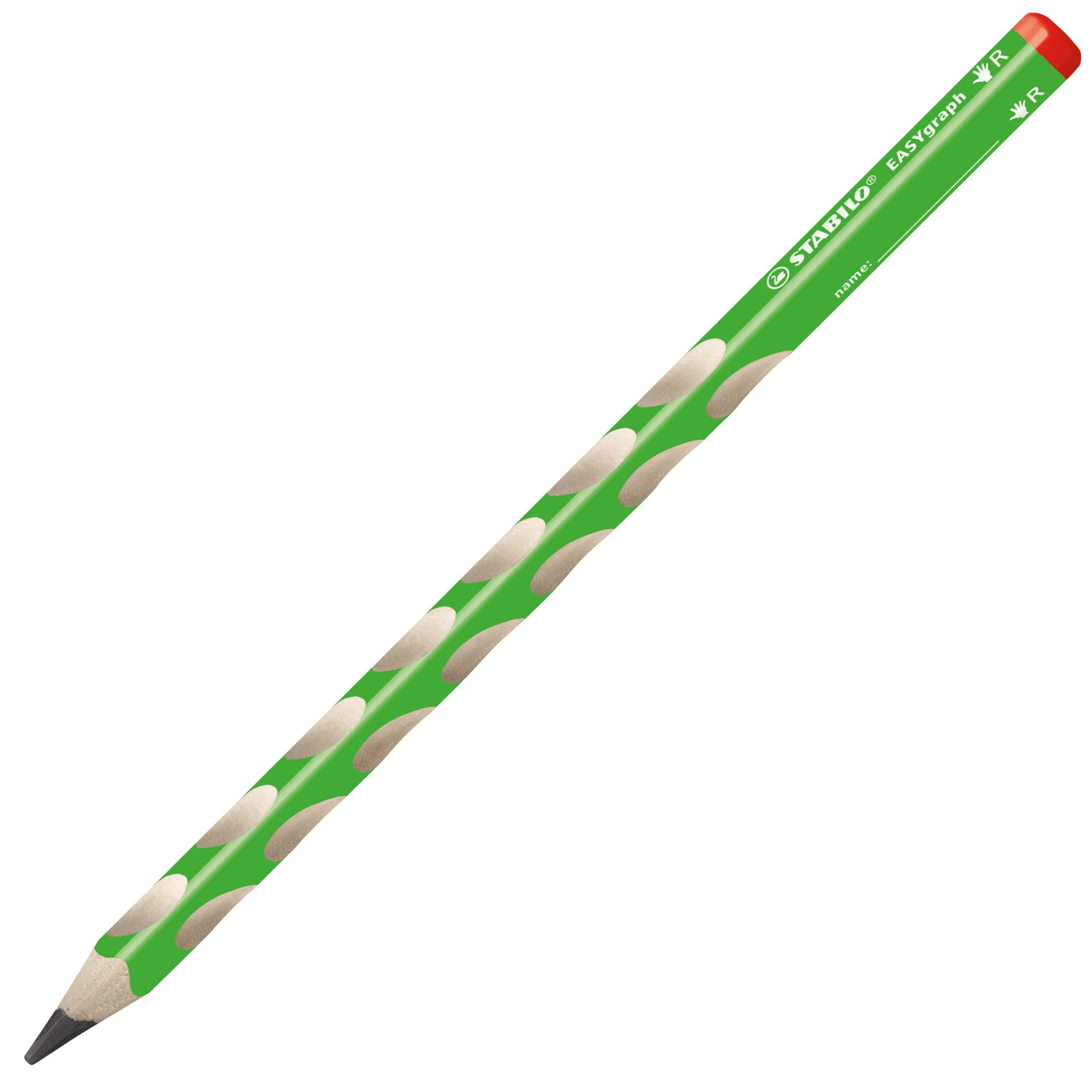 STABILO EASYgraph ergonomic Graphite Pencil HB, right-handed, green, dozen Thumbnail