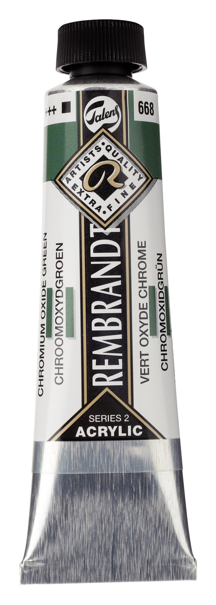 Rembrandt Acrylic Colour Tube 40 ml Chromium Oxide Green