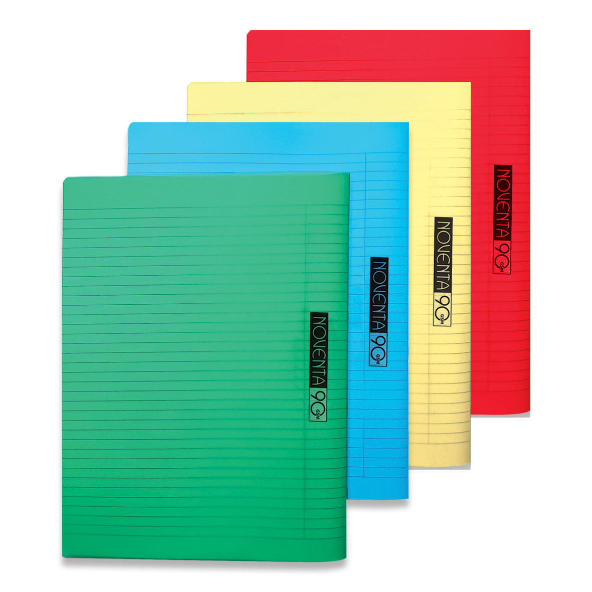 NOVENTA 90 GSM COPYBOOKS College Book Lines, 48 Sheets, 24 x 32 cm, Left/Right Opening, Assorted