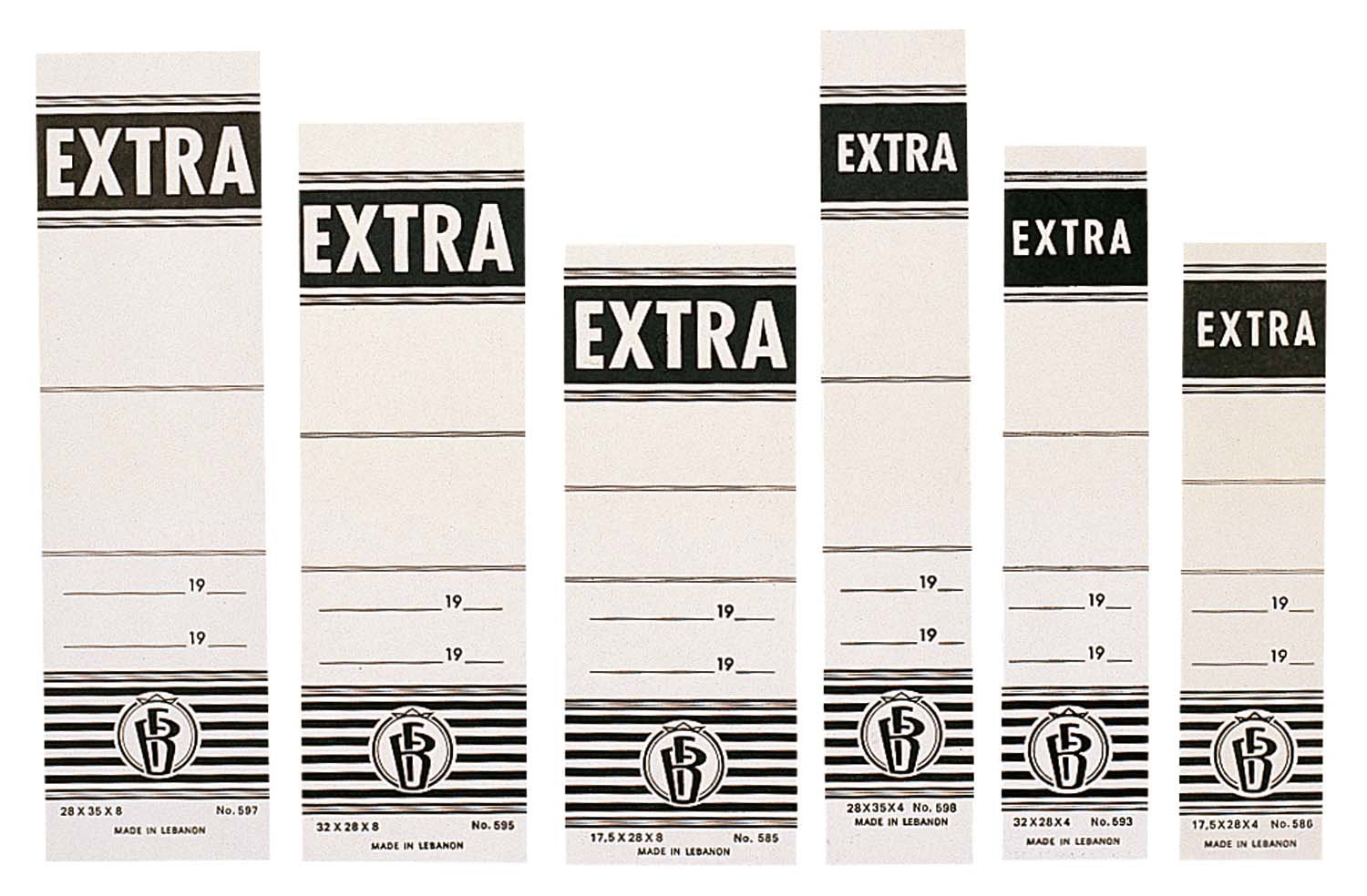 EXTRA Letter-file 8cm- FC- Marbled