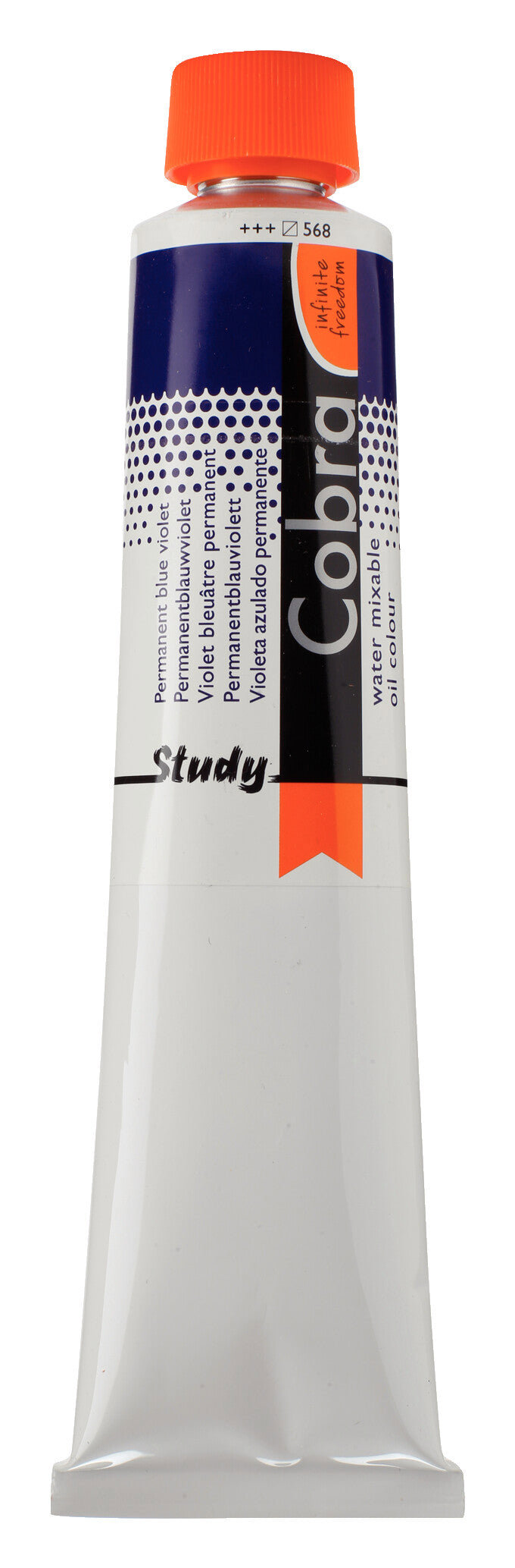 Cobra Study Oil Colour Tube 200 ml Permanent Blue Violet