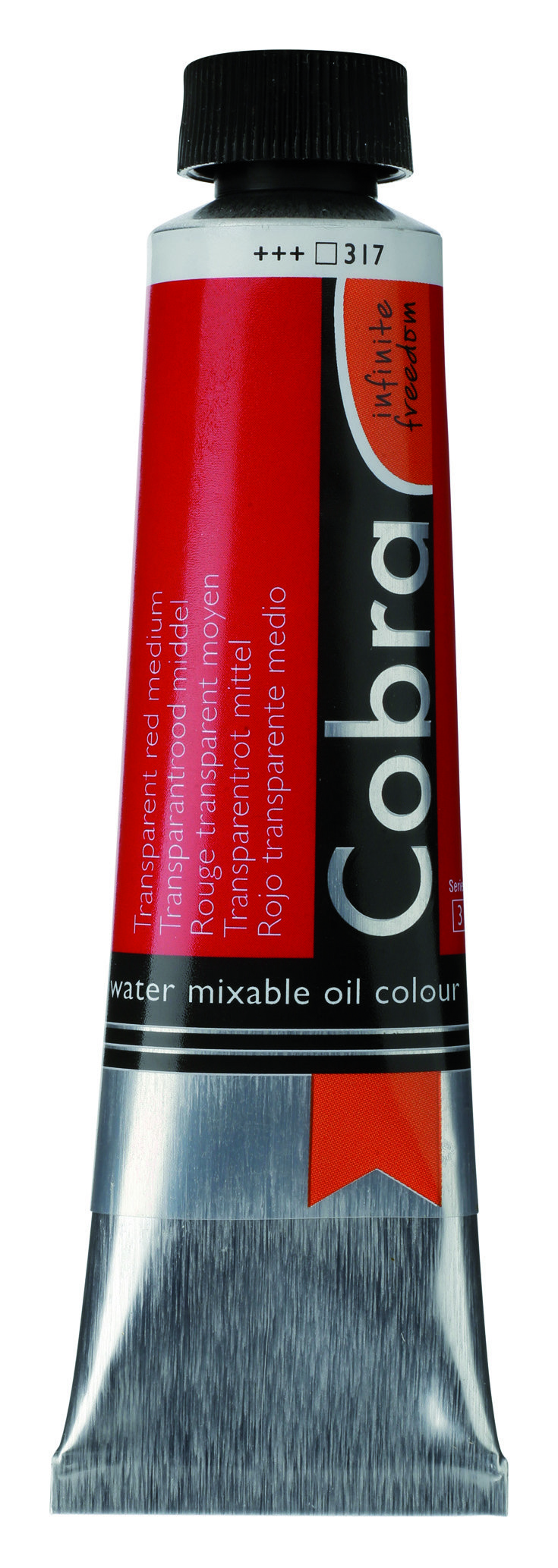 COBRA ART 40ML TRANSP.RED MED