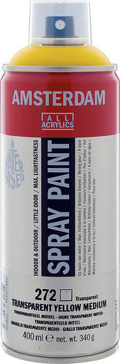 Amsterdam Spray Paint 400 ml Transparent Yellow Medium