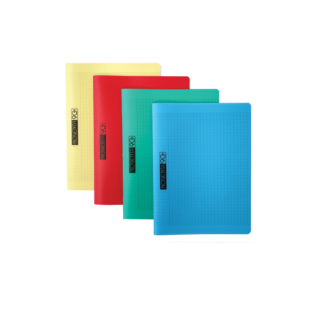 NOVENTA 90 GSM COPYBOOKS Exercise Book Seyes/Plain, 48 Sheets, A5, Left/Right Opening, Travaux pratiques, Assorted