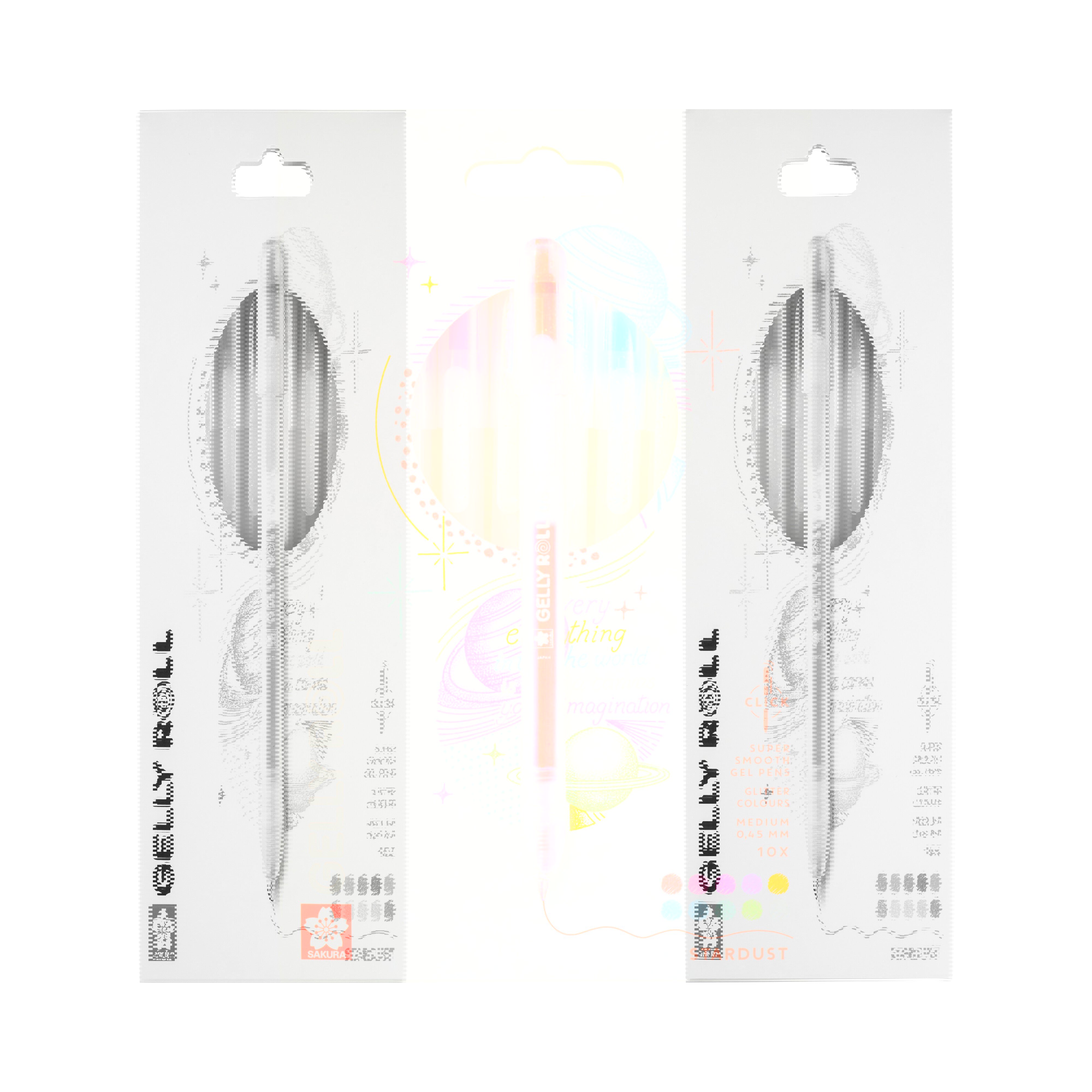 Sakura Gelly Roll Stardust Retractable Glitter Gel Pens, 10-Pack 1 Set