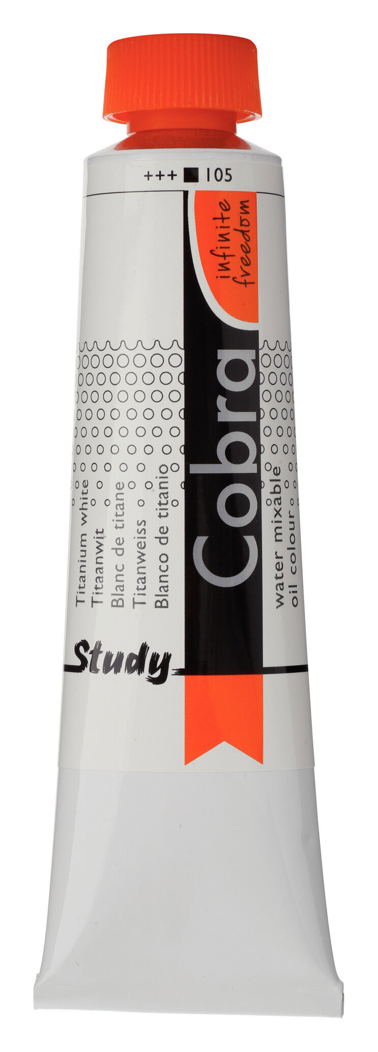 Cobra Study Oil Colour Tube 40 ml Titanium White