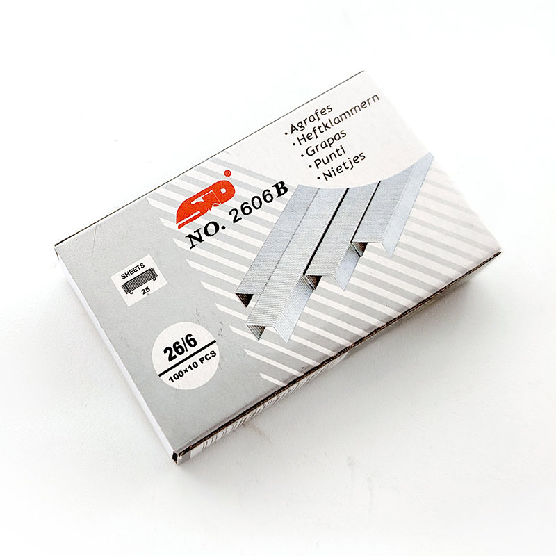 STD Staples No. 26/6 (100x10 =1000 Pcs)