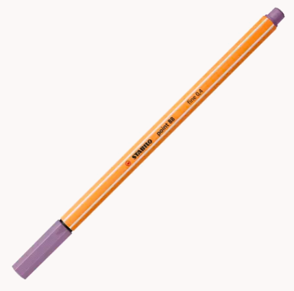88/62 point 88 grey violet