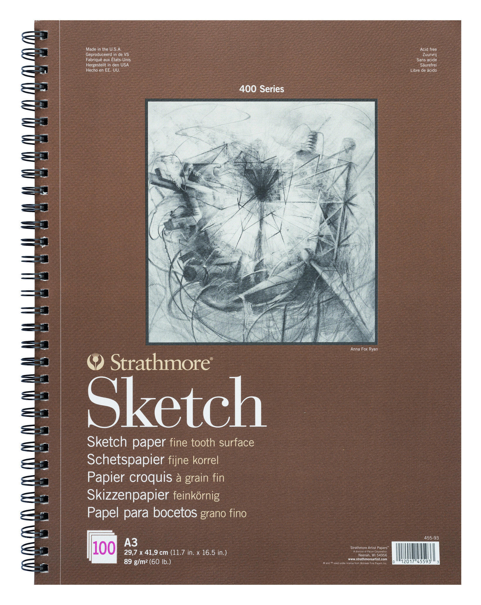 400 SKETCH PAD A3 100/89G#