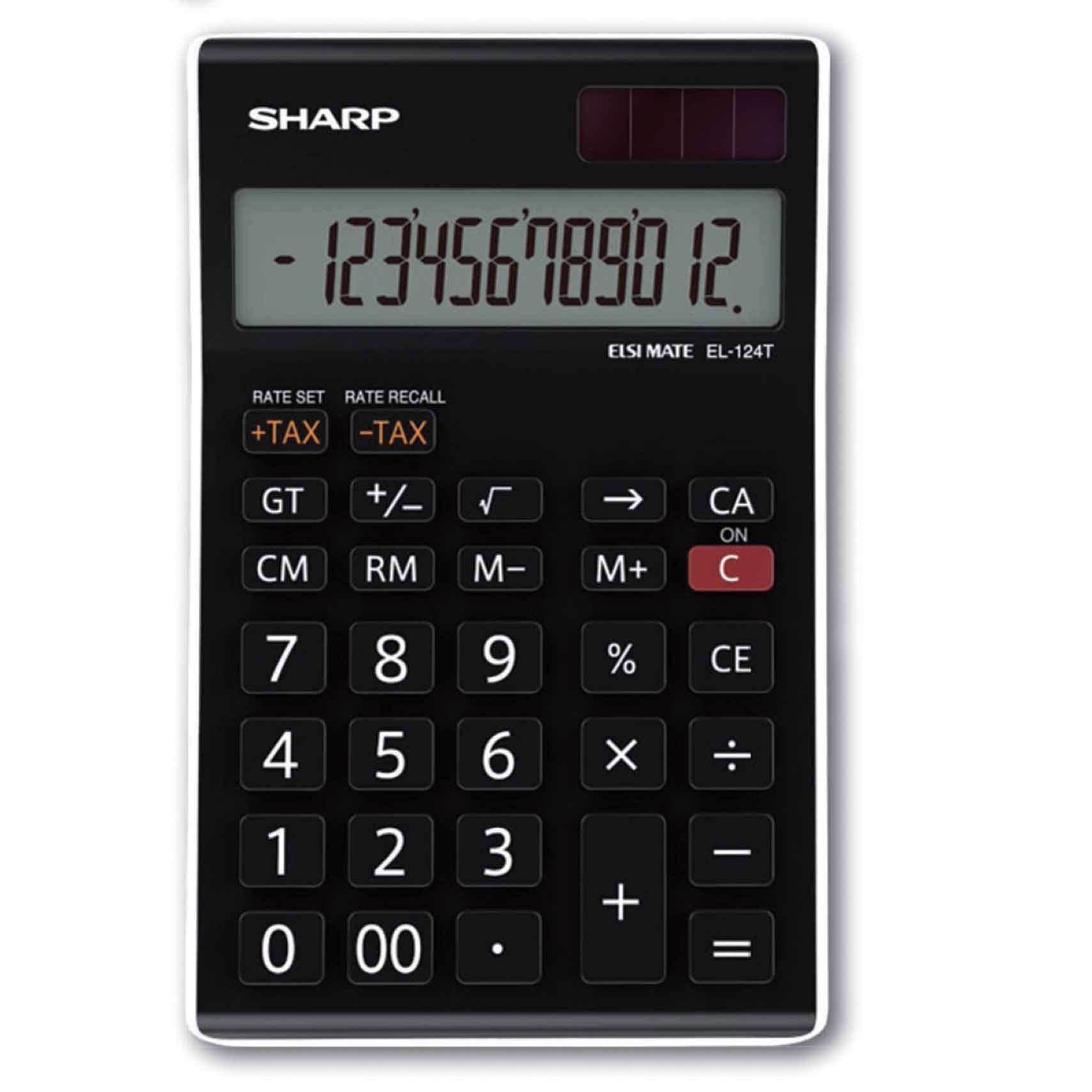 SHARP Desk Calculator Medium 12Digits Tax Function