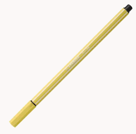 68/67 Pen 68 mustard