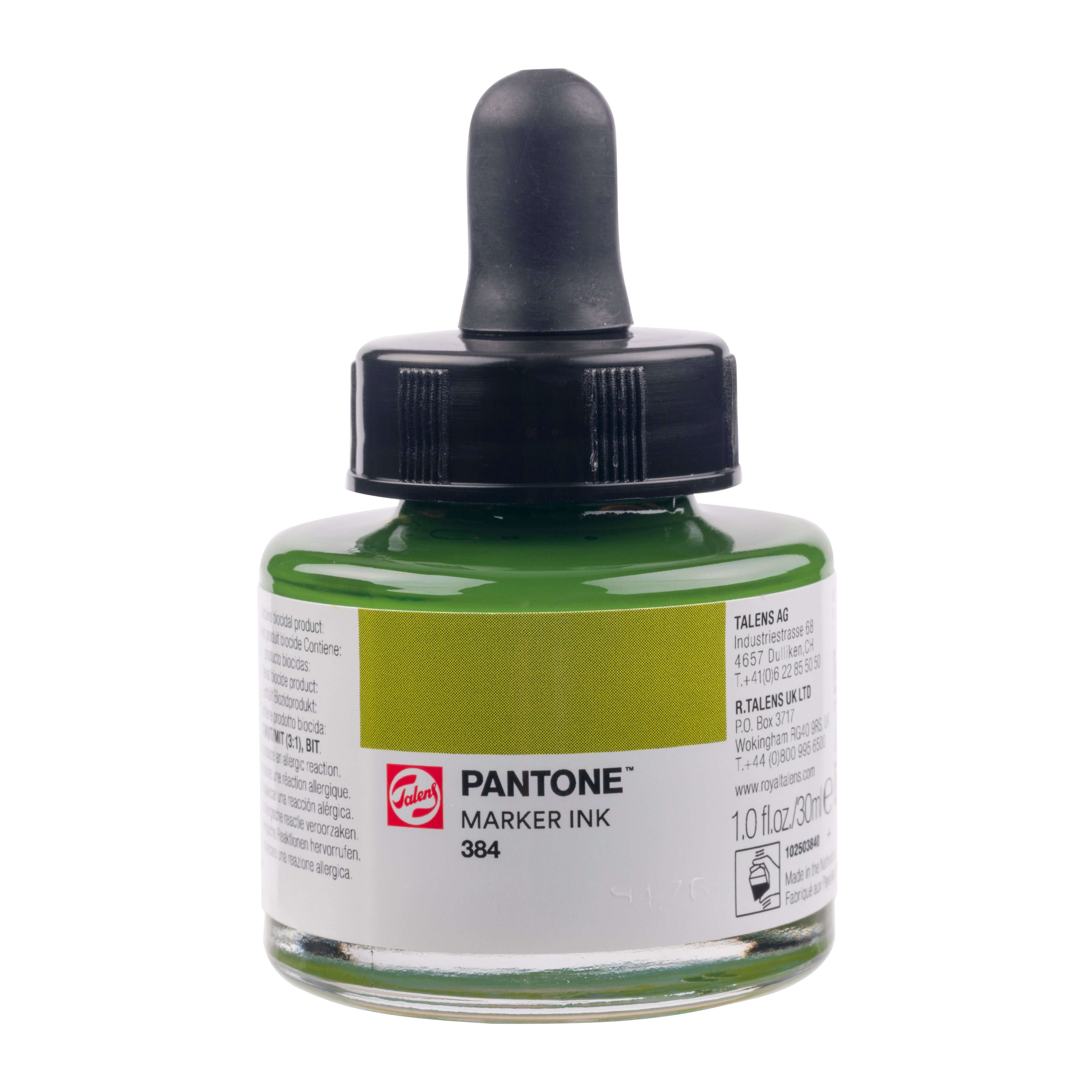 Talens Pantone Marker Ink 30ml Olive Yellow