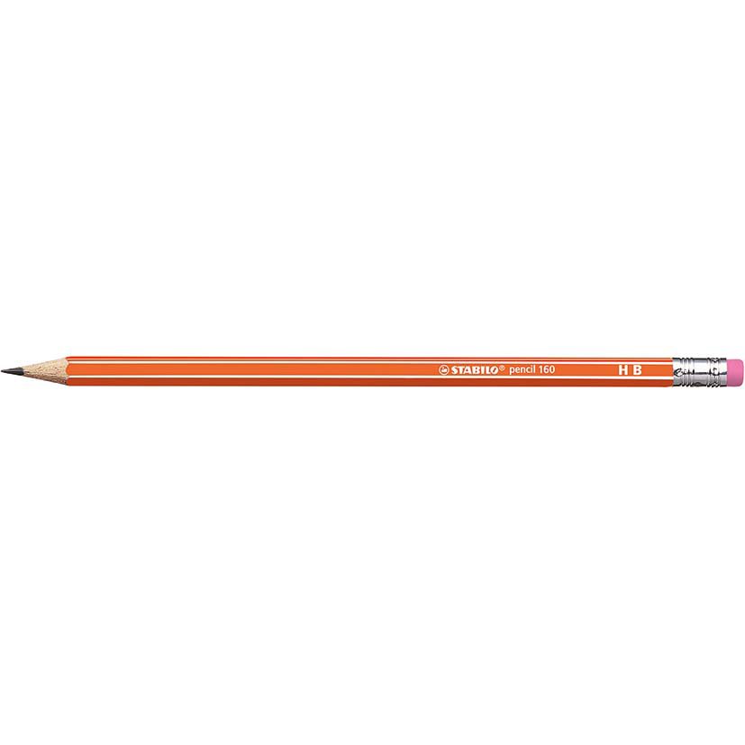 2160/03-HB  pencil 160 Rubber tip orange HB DZ