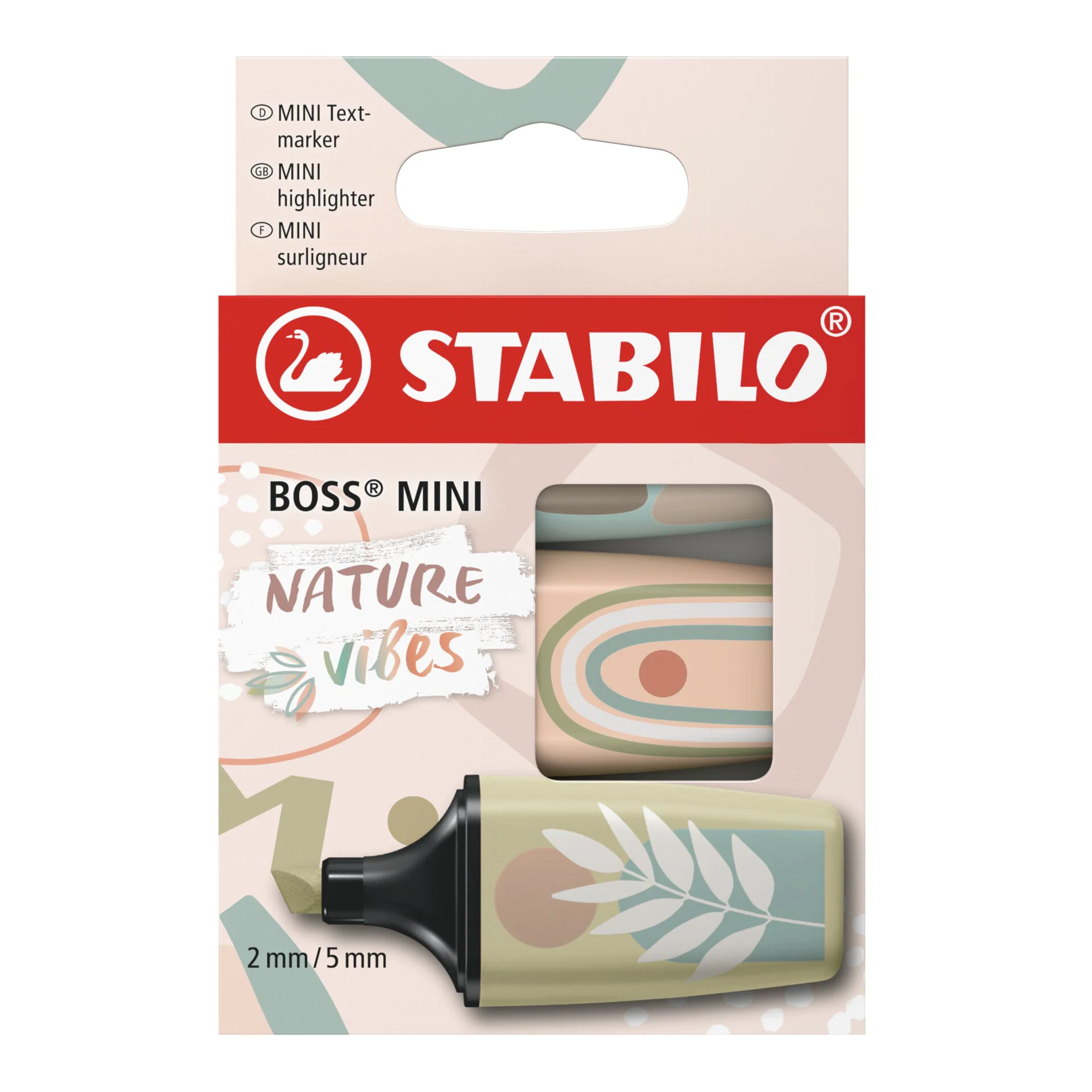 STABILO BOSS MINI Naturevibes Wallet of 3 Highlighters Thumbnail