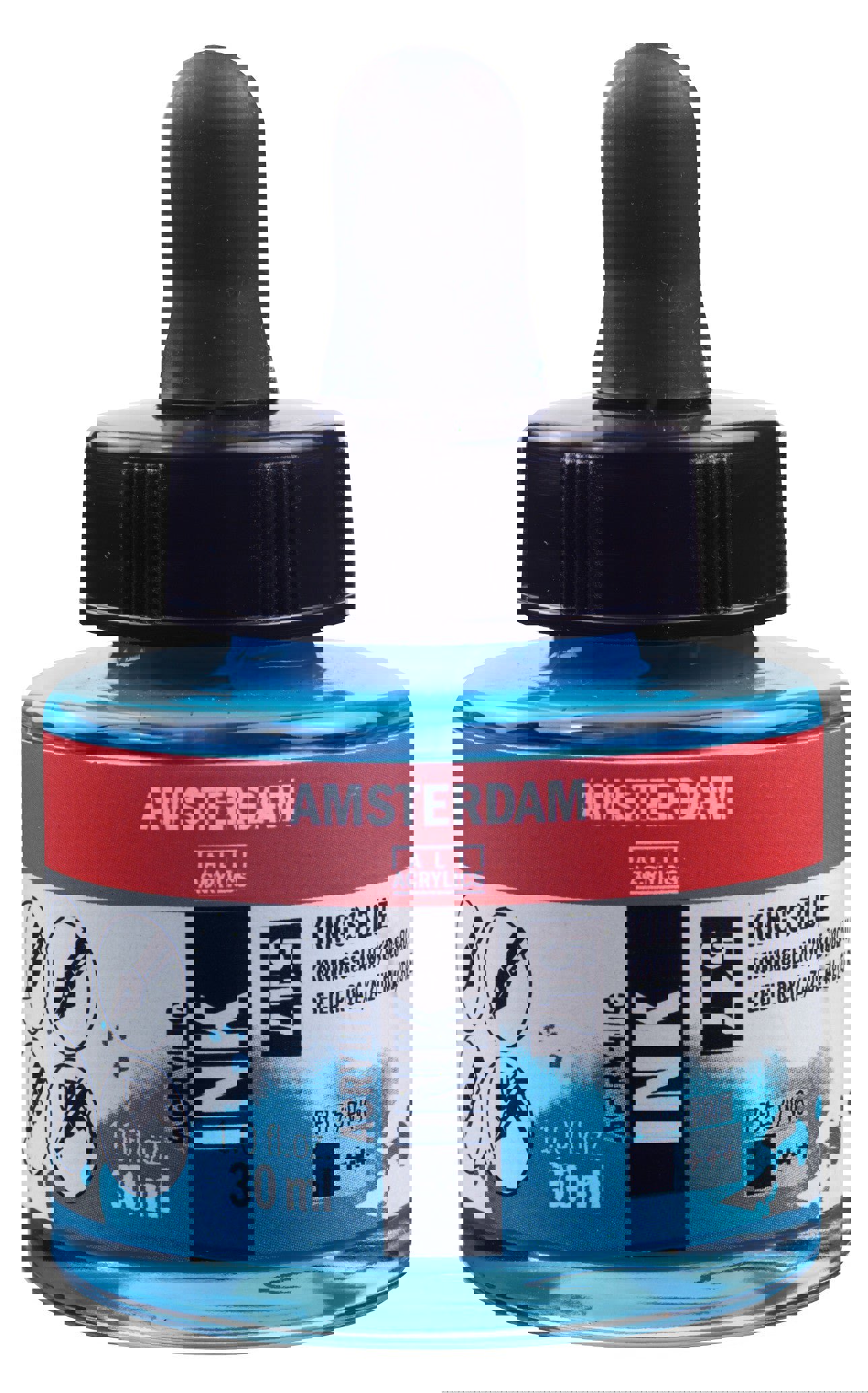 Amsterdam Acrylic Ink Bottle 30 ml B King's Blue