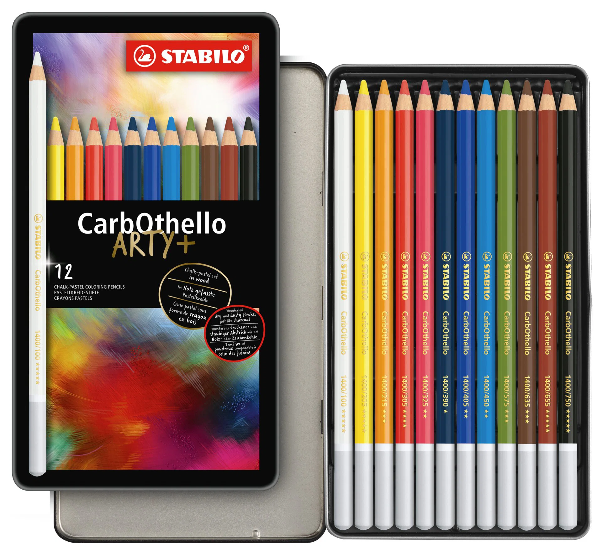CarbOthello Metal Box 12 Colors Thumbnail